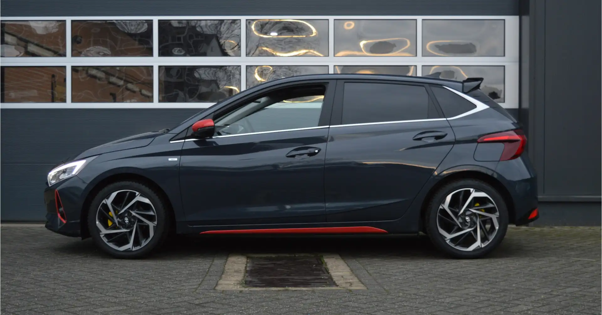 Hyundai i20 1.0 T-GDI Premium N-line Hybrid 48V | Carplay/Schu Grijs - 2