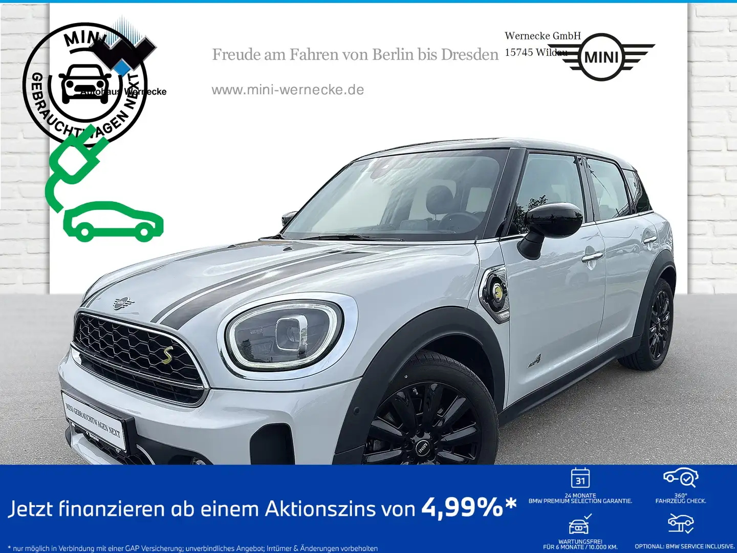 MINI Cooper SE Countryman Cooper SE ALL4 Countryman Head-Up DAB LED Navi Blanc - 1