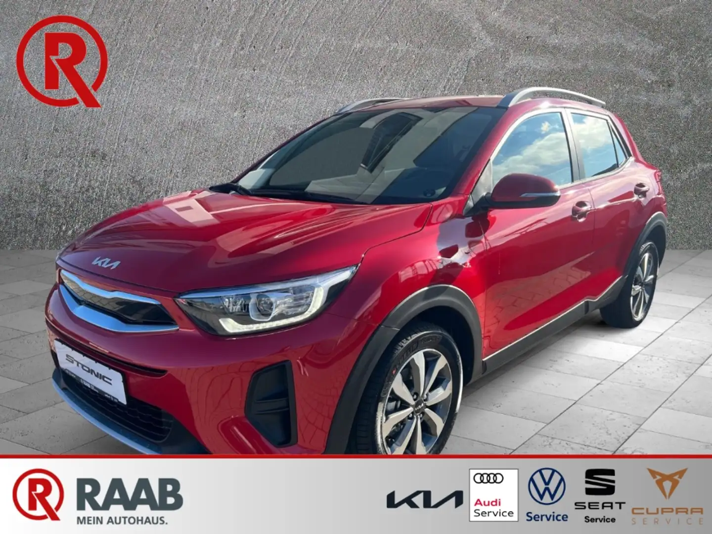 Kia Stonic Vision Spurhalteass. Klimaautom LenkradHZG PDC SHZ Rot - 1