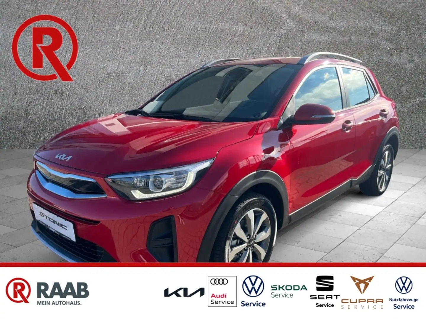 Kia Stonic Vision Spurhalteass. Klimaautom LenkradHZG PDC SHZ Rouge - 1