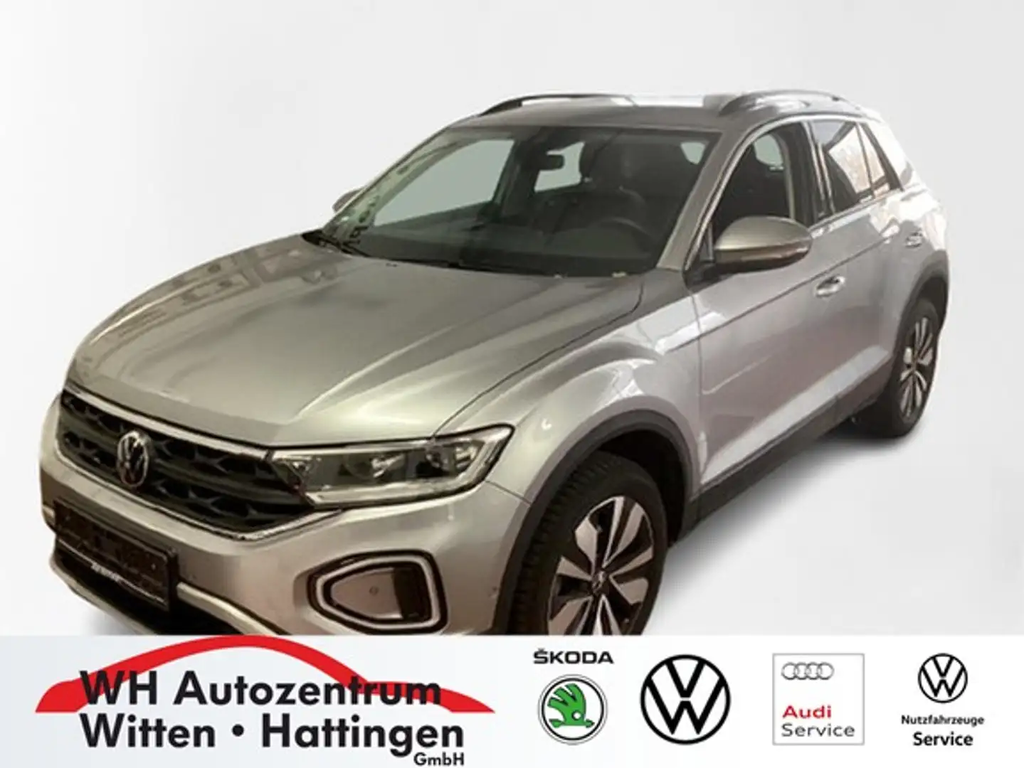 Volkswagen T-Roc 1.0 TSI Move NAVI LED REARVIEW GJ-REIFEN PARK-A... Silber - 1