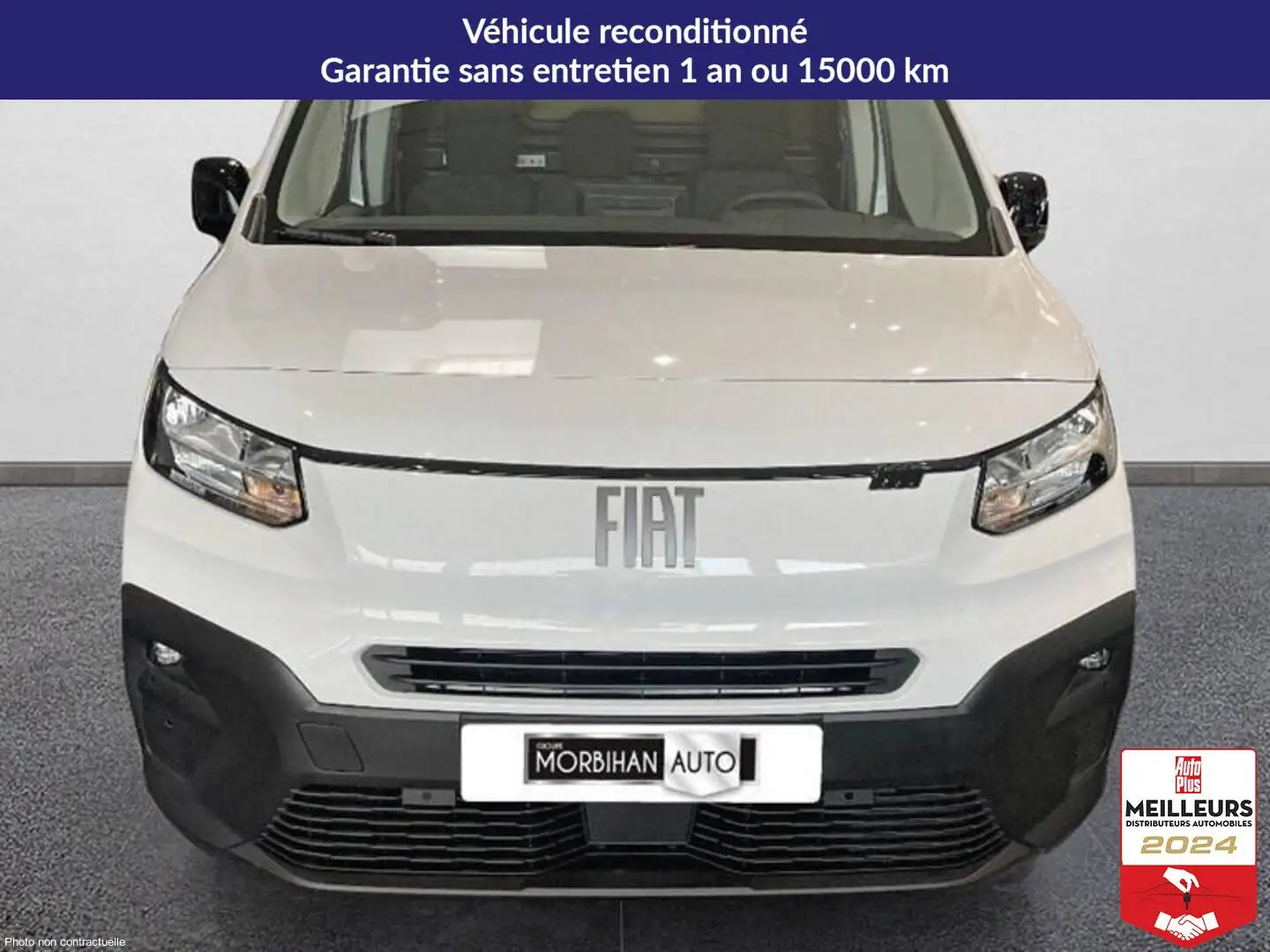 Fiat Doblo -e cargo fourgon m 800 kg electrique 100 kw batter Blanc - 2
