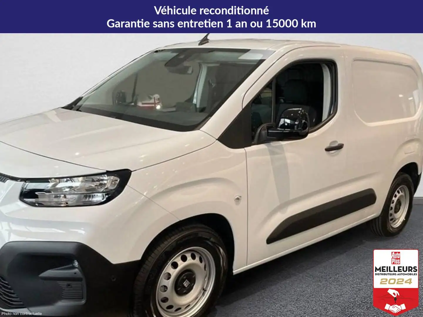 Fiat Doblo -e cargo fourgon m 800 kg electrique 100 kw batter Blanc - 1