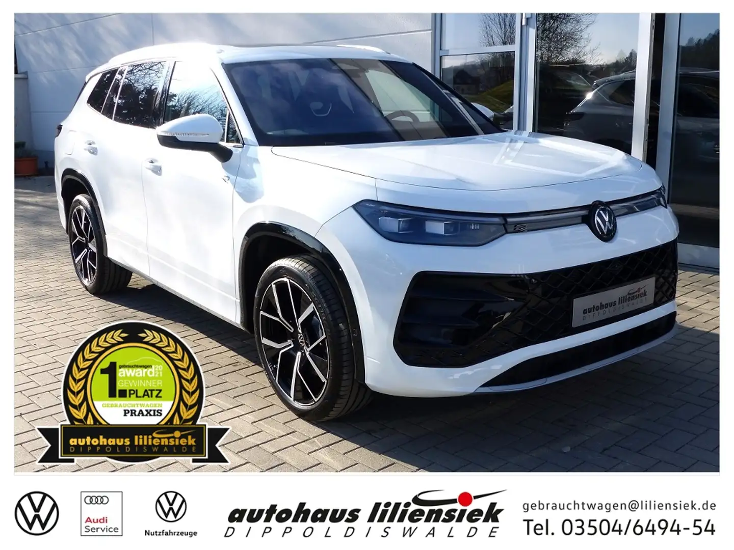 Volkswagen Tayron 2.0 TDI 4MOTION DSG R-Line *Sthz*LED*PDC* Blanc - 1