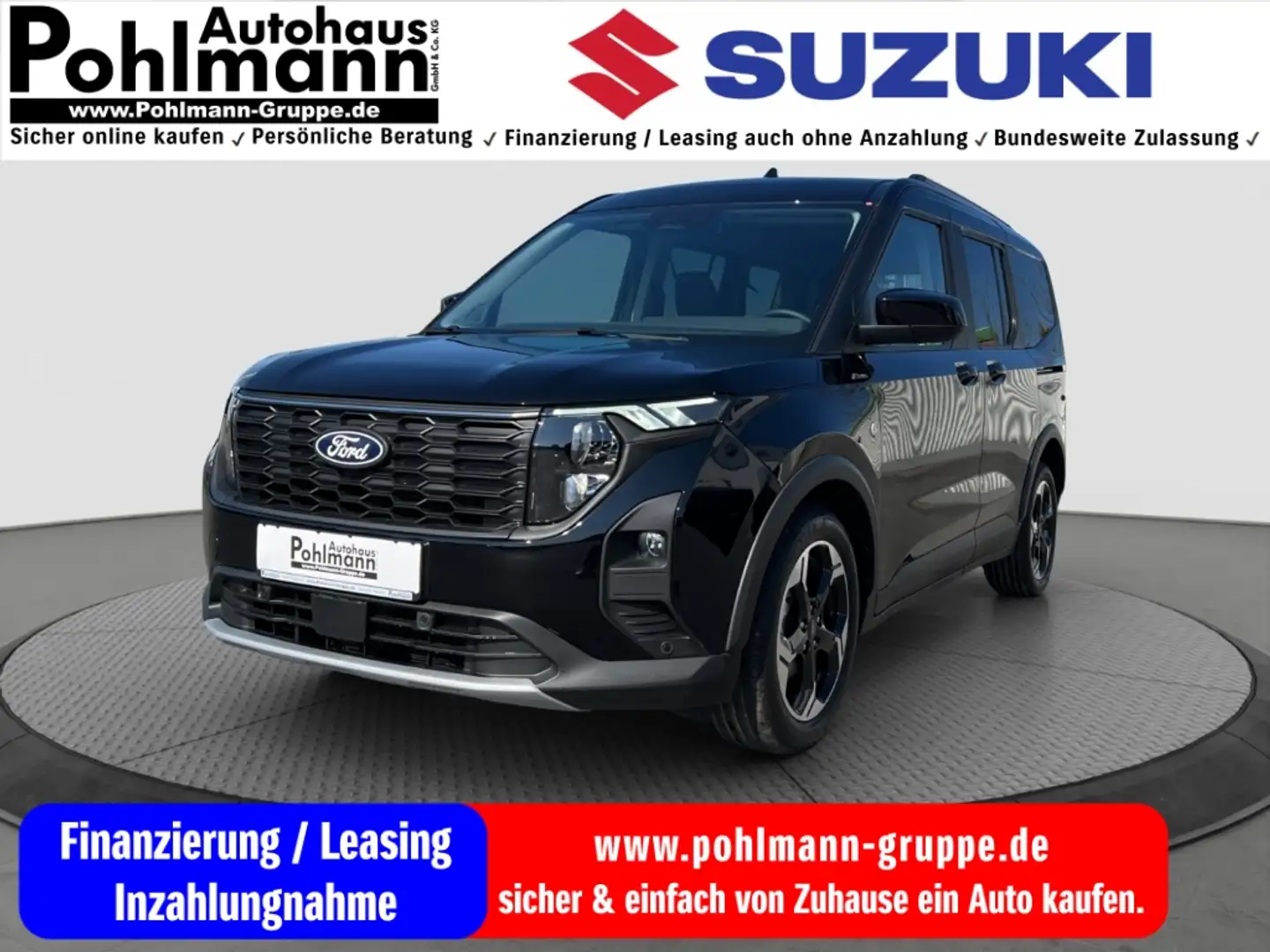 Ford Tourneo Courier 1.0 EcoBoost Active Navi ACC DAB SHZ LenkradHZG Ke Noir - 1