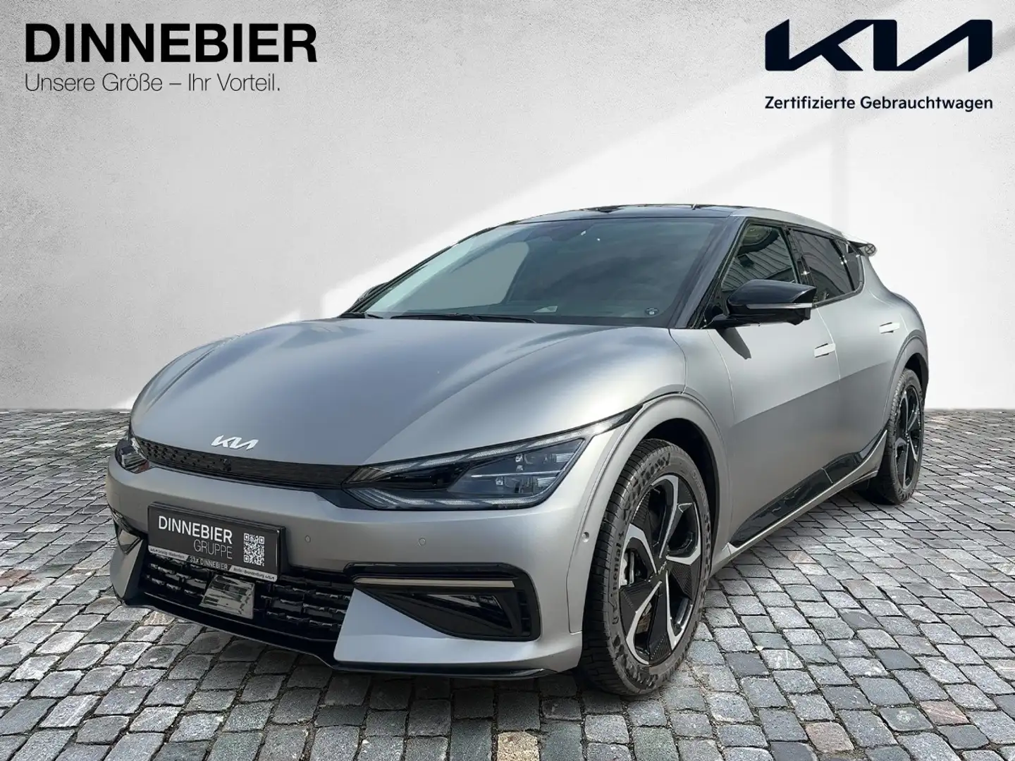 Kia EV6 GT-Line 77.4 AWD Glasdach+360°Kamera+LED Grijs - 2