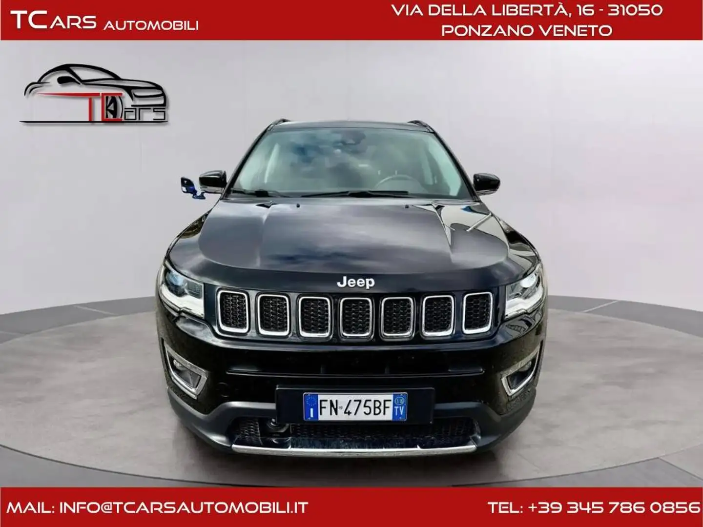 Jeep Compass 2.0 4WD AUTOMATIC-EURO 6B-IN OFFERTA FINO SABATO Nero - 2