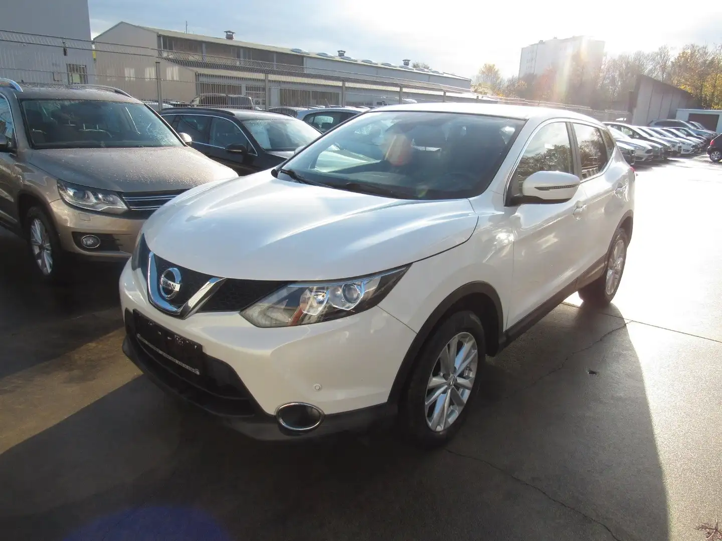 Nissan Qashqai Acenta,1.HAND,KLIMA,ALU,SITZHEIZUNG. Wit - 2