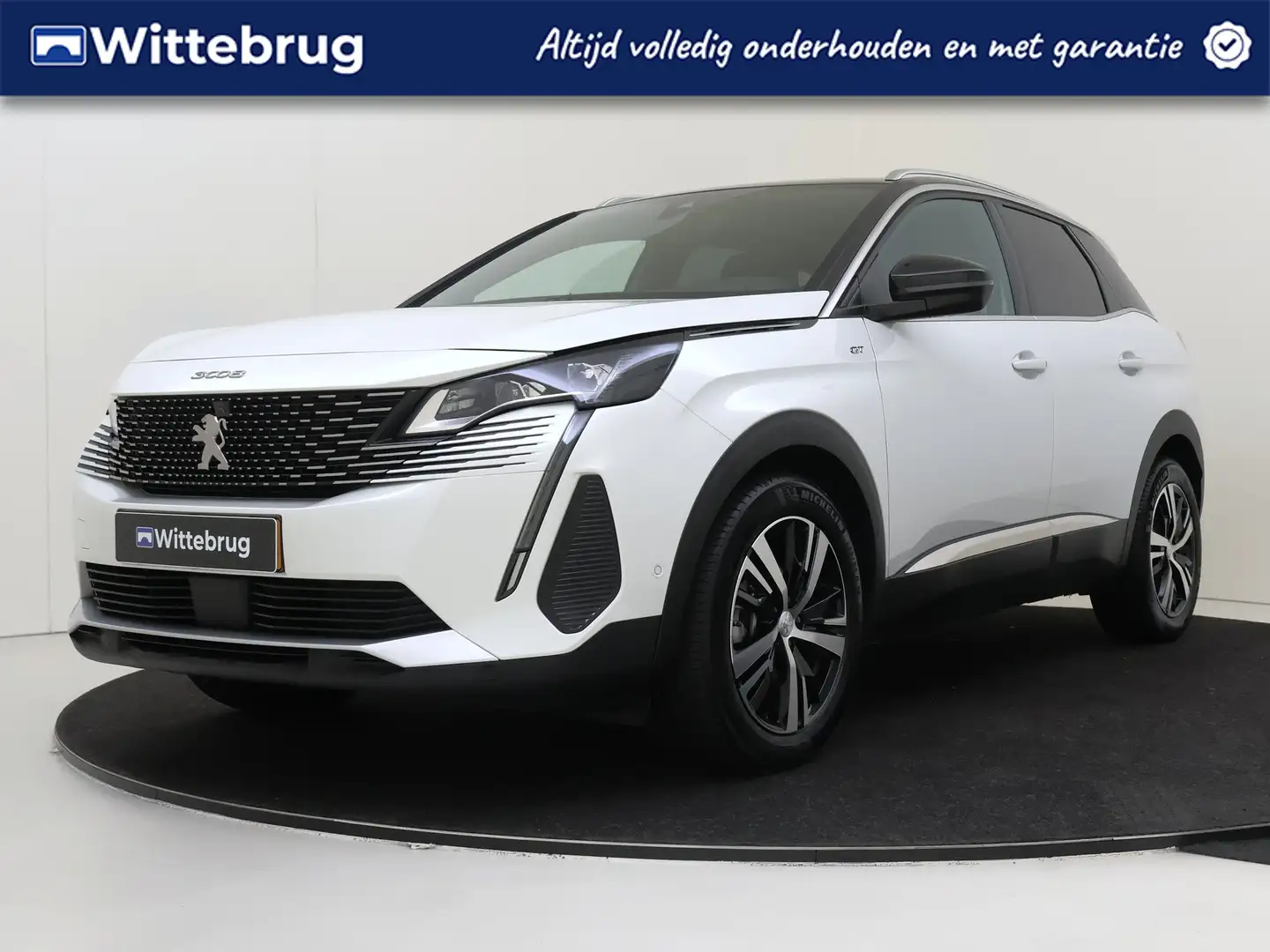 Peugeot 3008 1.2 Hybrid GT | Hybrid |  SUV | Donker getint glas Wit - 1
