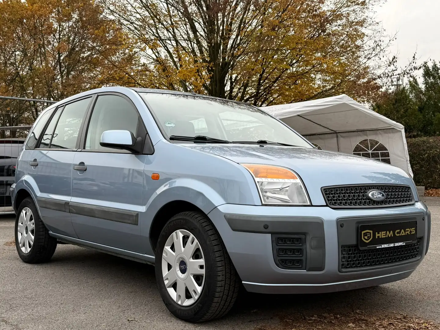 Ford Fusion Fun X 1.6l*48tkm*Automatik*Klima*SHZ*PDC Blau - 1