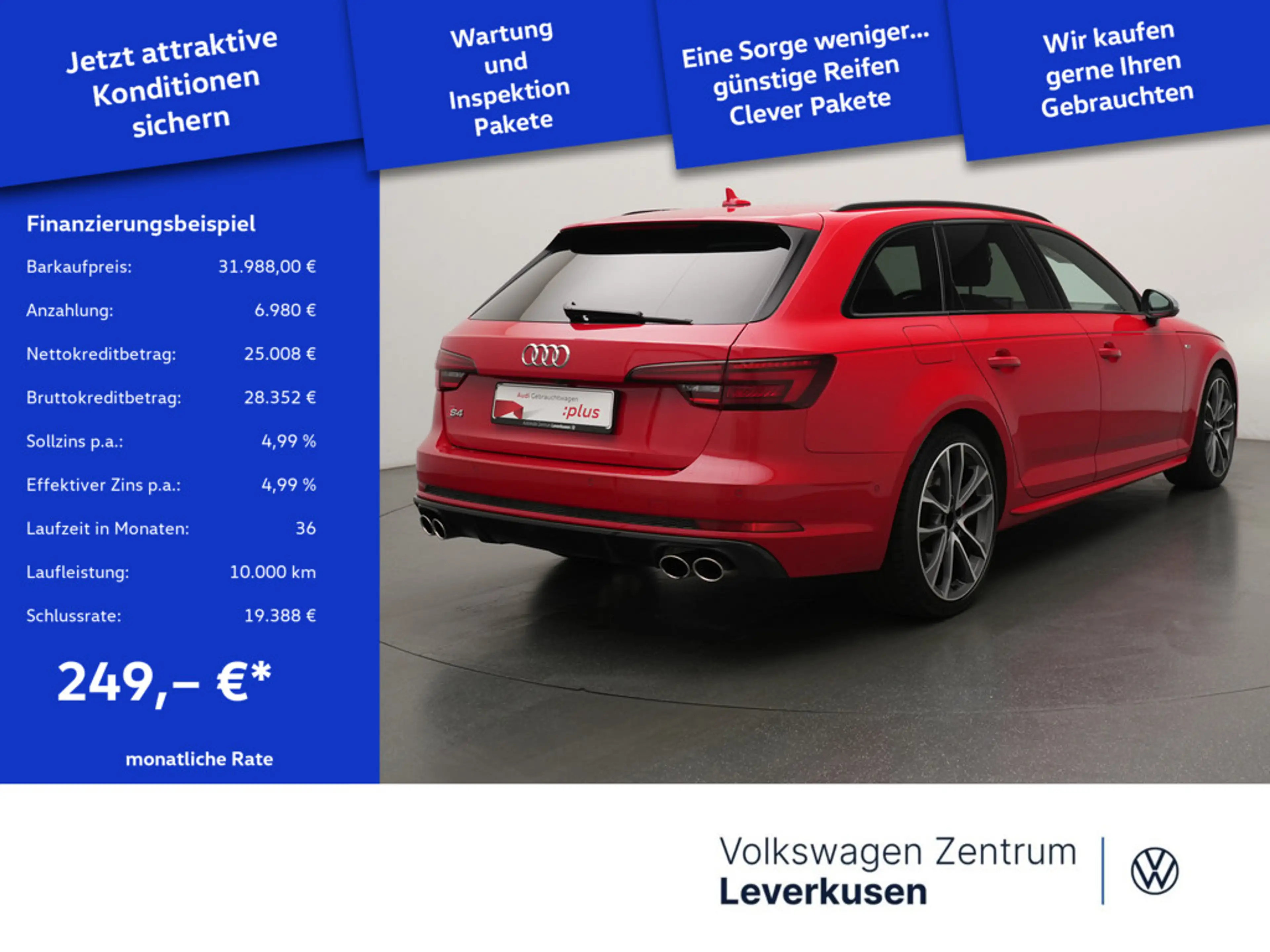 Audi S4 Avant quattro MATRIX AHK 360° KAM B&O ACC — photo 2