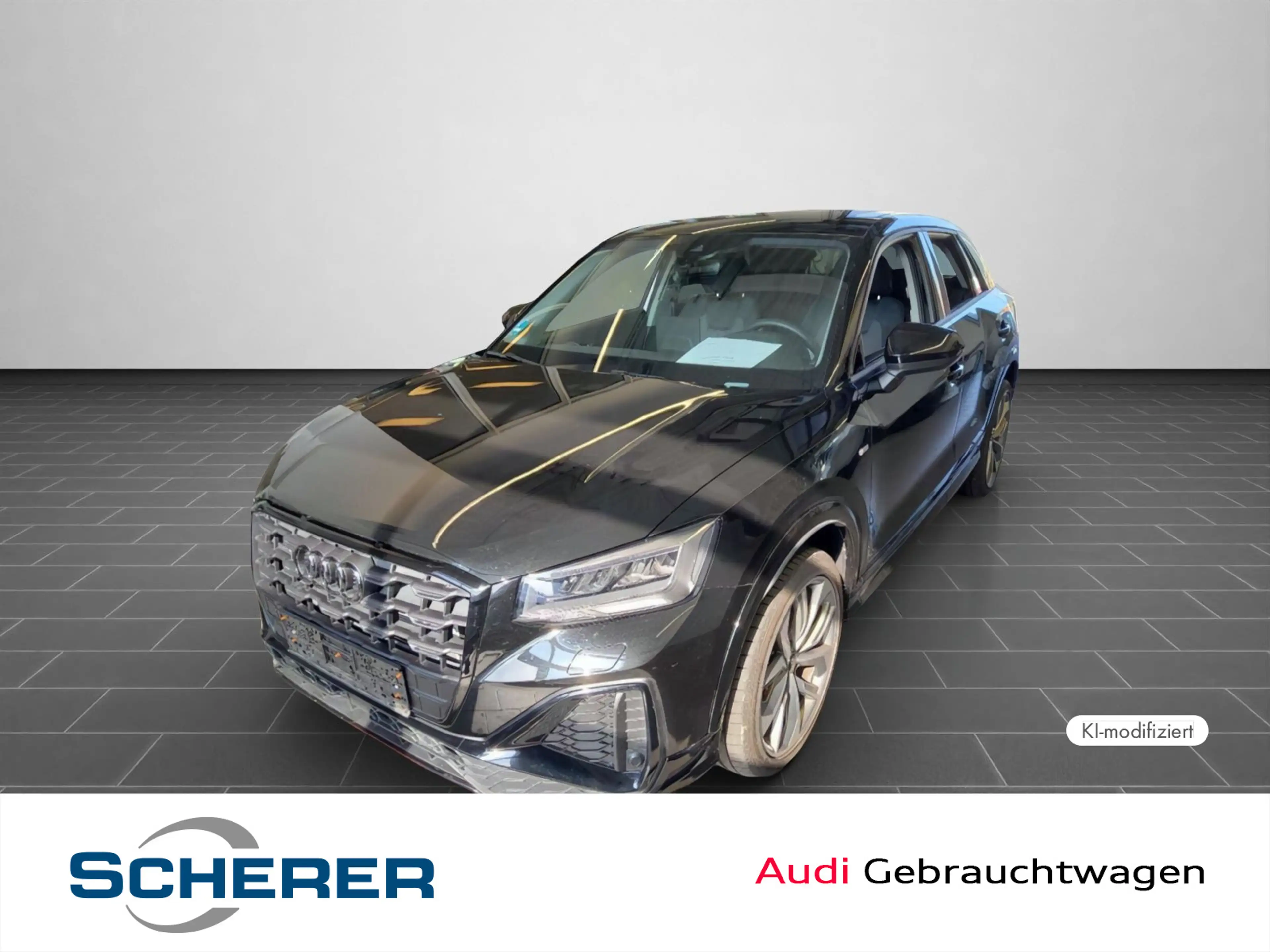 Audi Q2 S line 2.0 TFSI EINPAKRHILFE HINTEN LED SHZ
