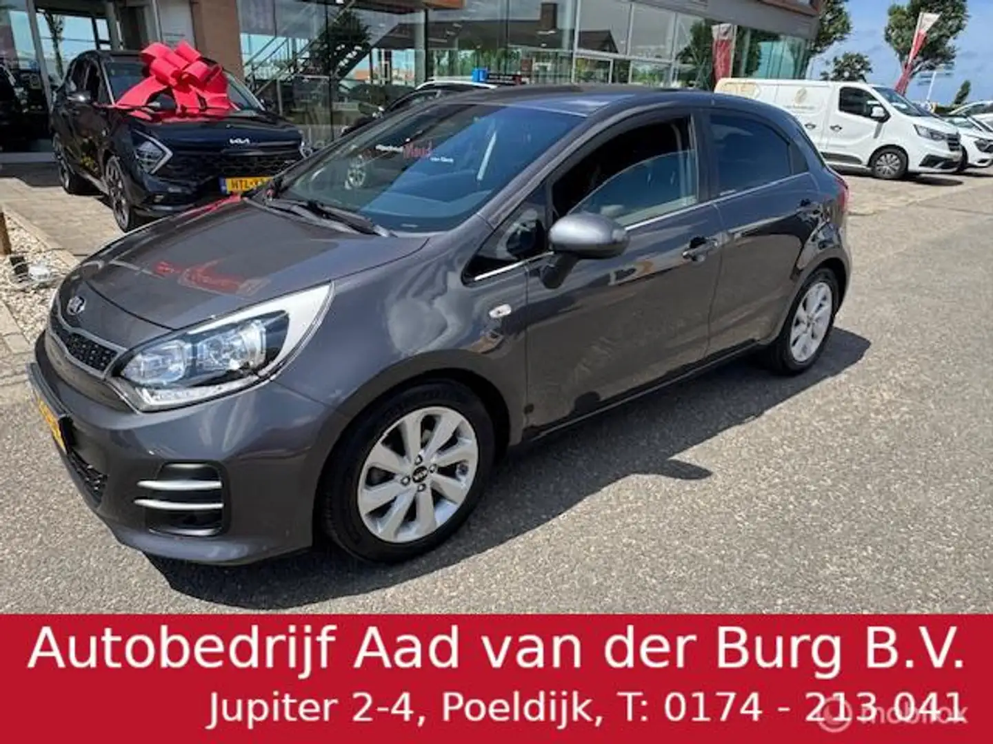 Kia Rio 1.2 CVVT DynamicLine 5 deurs , Navigatie & Camera Grijs - 1