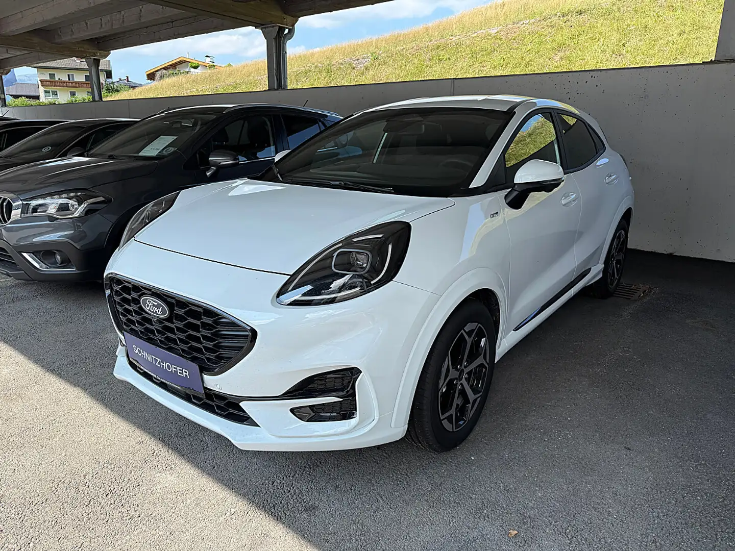 Ford Puma 1,0 EcoBoost Hybrid ST-Line Weiß - 1
