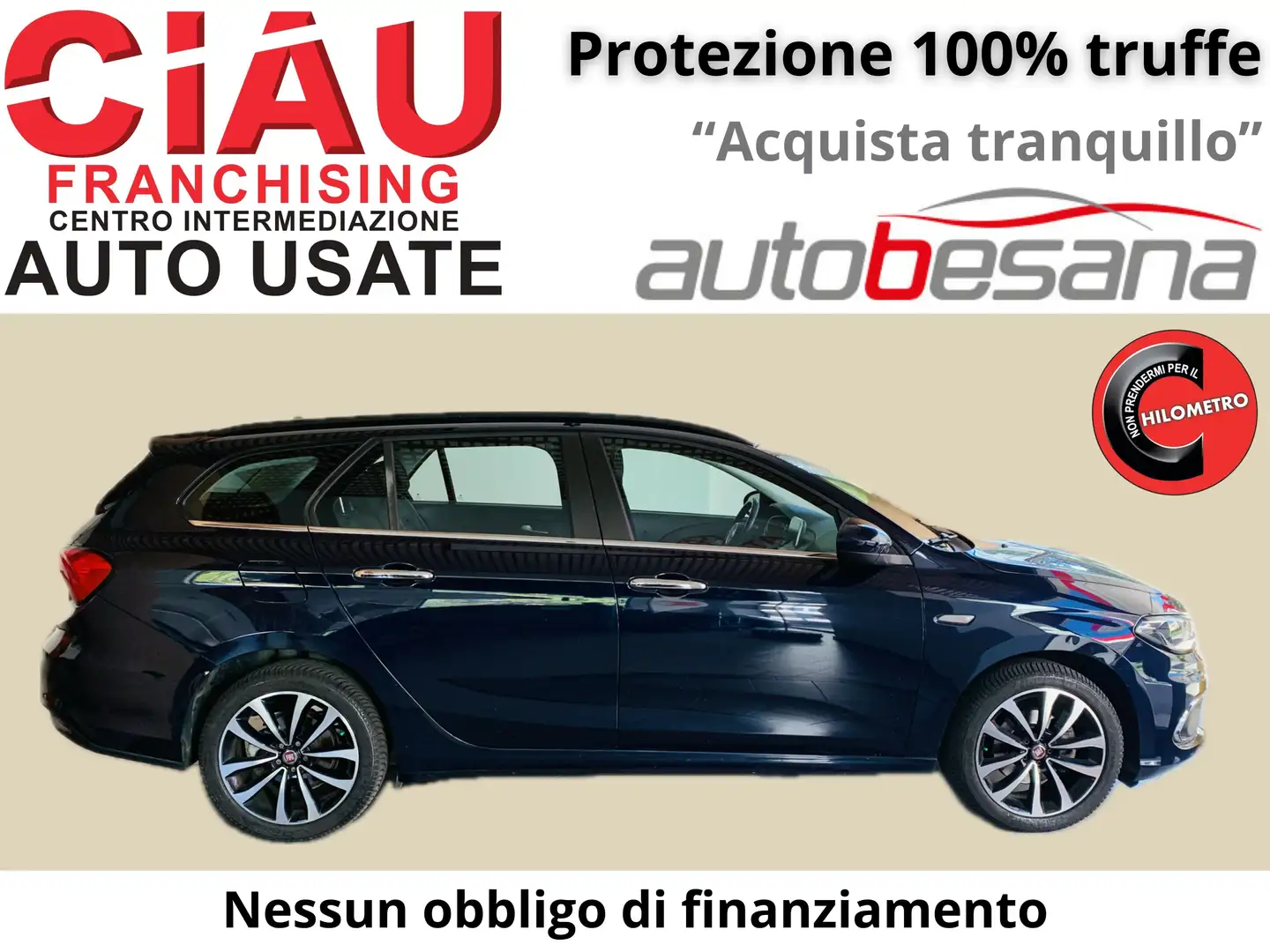 Fiat Tipo Tipo SW 1.6 mjt Lounge Blue - 1