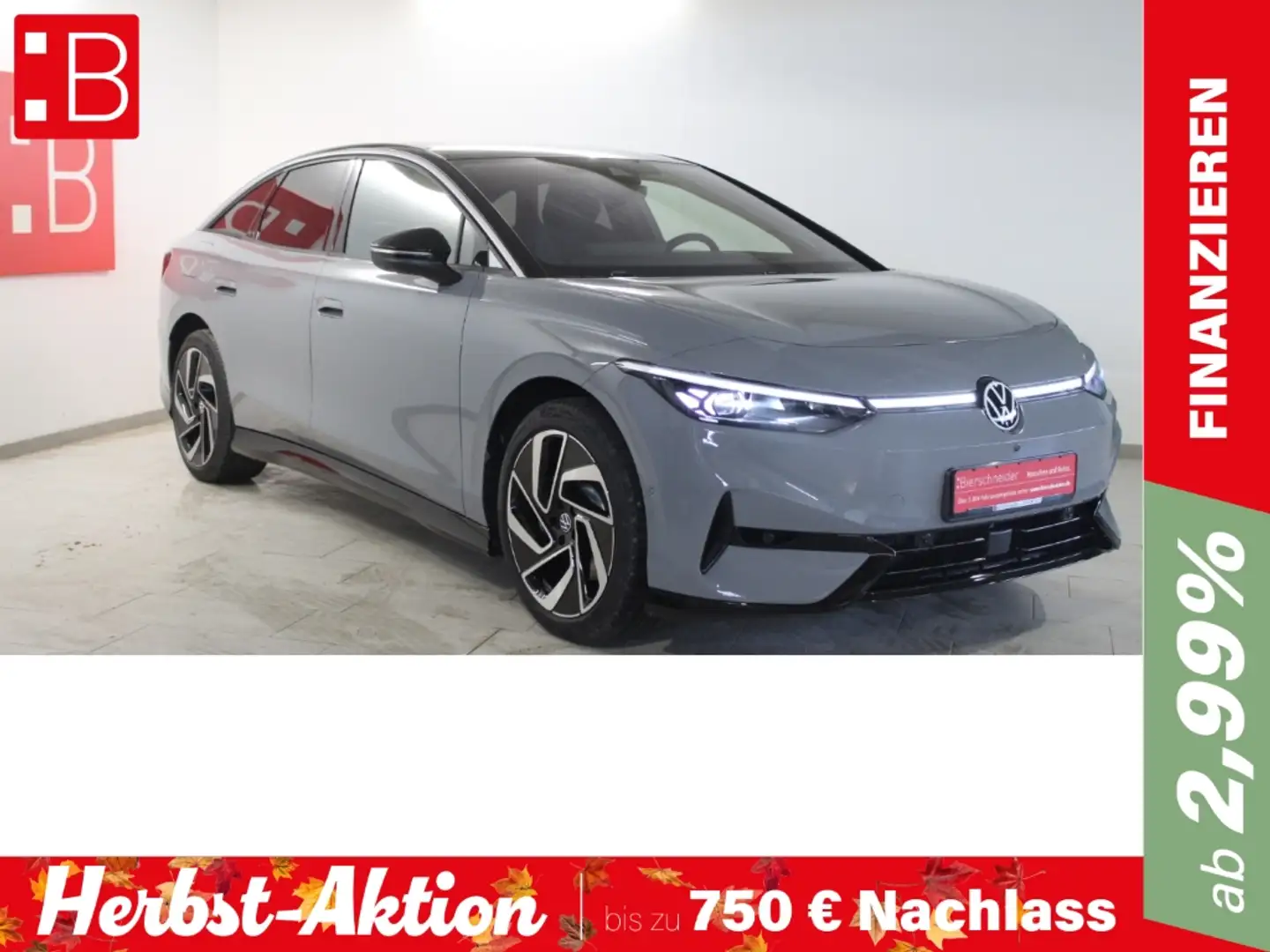 Volkswagen ID.7 Pro 20 AHK WÄRMEP. MATRIX PANO Gris - 1