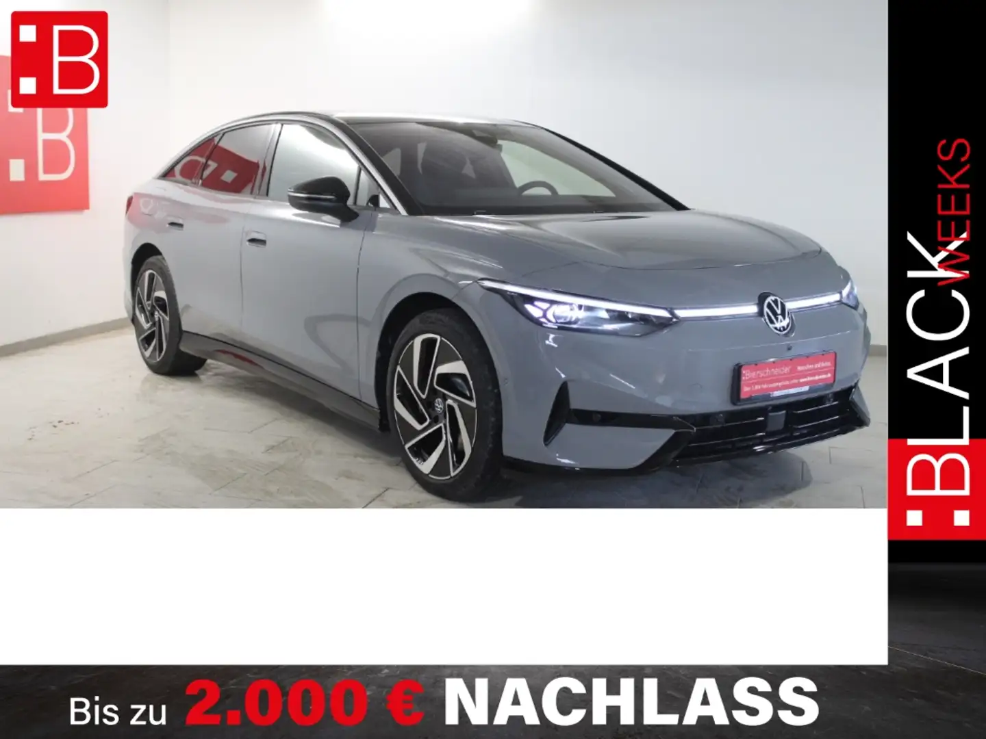 Volkswagen ID.7 Pro 20 AHK WÄRMEP. MATRIX PANO Grau - 1