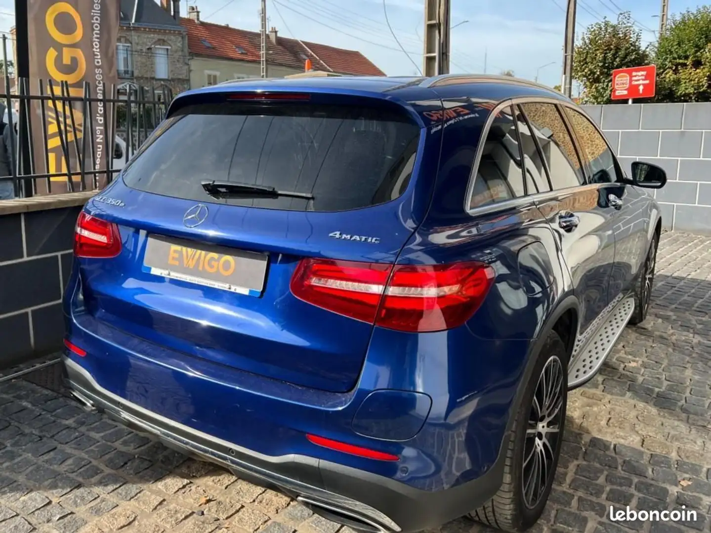 Mercedes-Benz GLC 350 Classe Mercedes 350e 211%2B116 PHEV SPORTLINE 4MATIC Bleu - 2