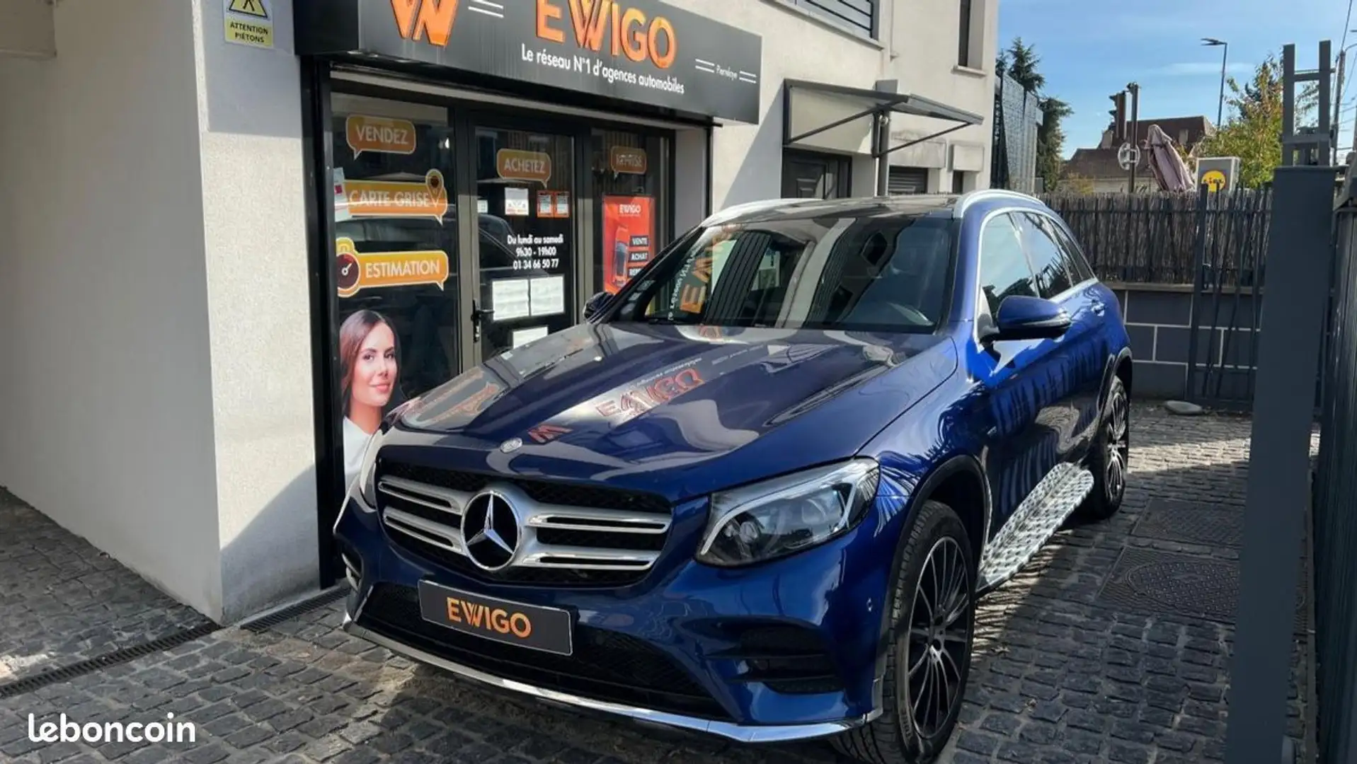 Mercedes-Benz GLC 350 Classe Mercedes 350e 211%2B116 PHEV SPORTLINE 4MATIC Bleu - 1