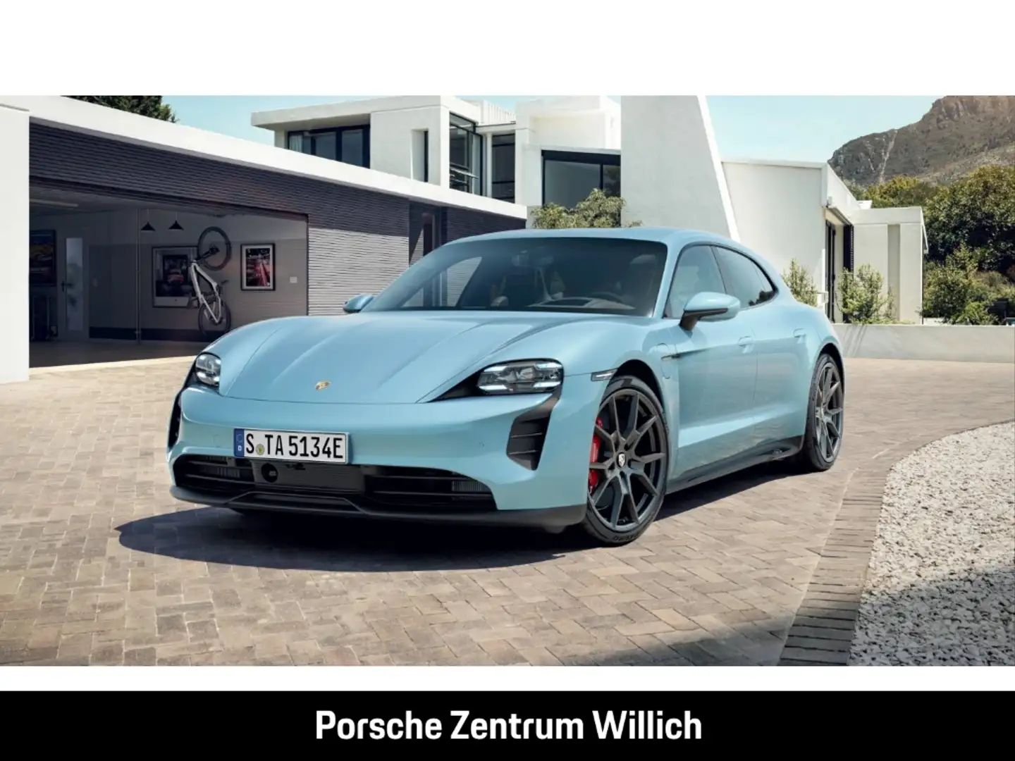 Porsche Taycan GTS Sport Turismo Bleu - 1