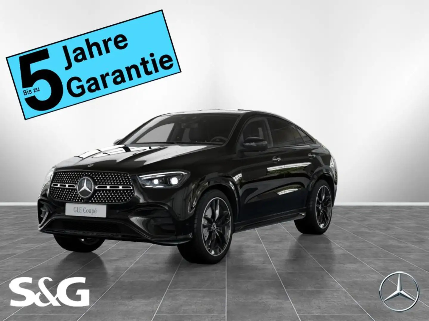 Mercedes-Benz GLE 450 d 4M AMG Night+MBUX+360°+M-LED+AHK+Stand Zwart - 1