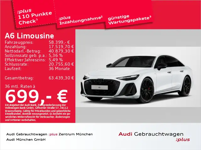 Audi A6 NEU TDI qu. S line EditionOne DigiM