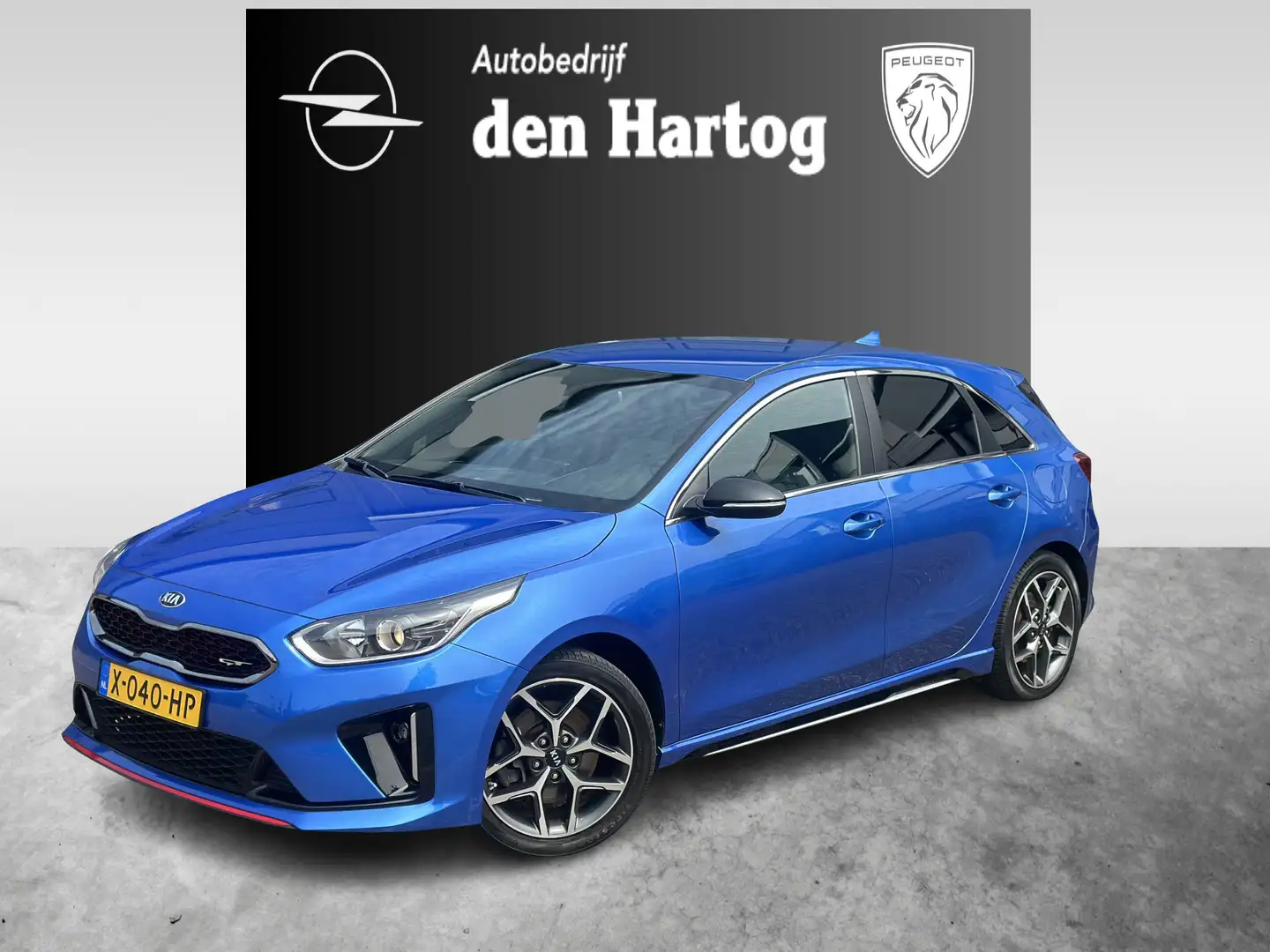 Kia Ceed / cee'd 1.4 T-GDi GT-Line Trekhaak/ECC/Camera/Navi/Parkeer plava - 1