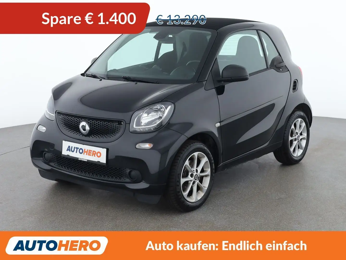 smart forTwo 1.0 Basis passion Schwarz - 1