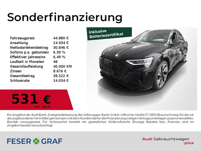 Audi Q8 Sportback 50 S Line Pano,HUD,B&O,Matrix,AssistenzP