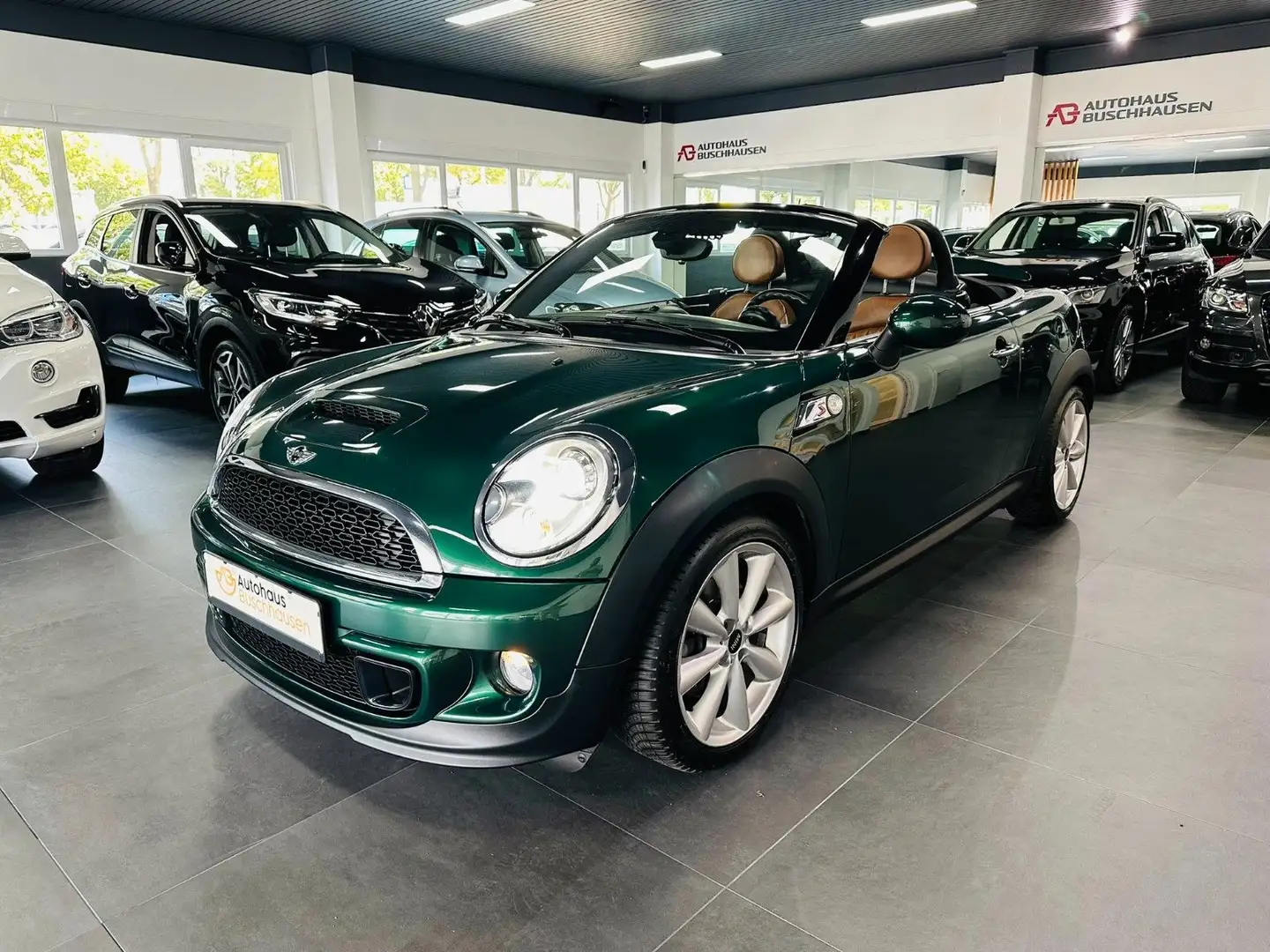 MINI Cooper S Roadster Autom.*1.Hand*Voll*TÜV+InspNEU Grün - 2