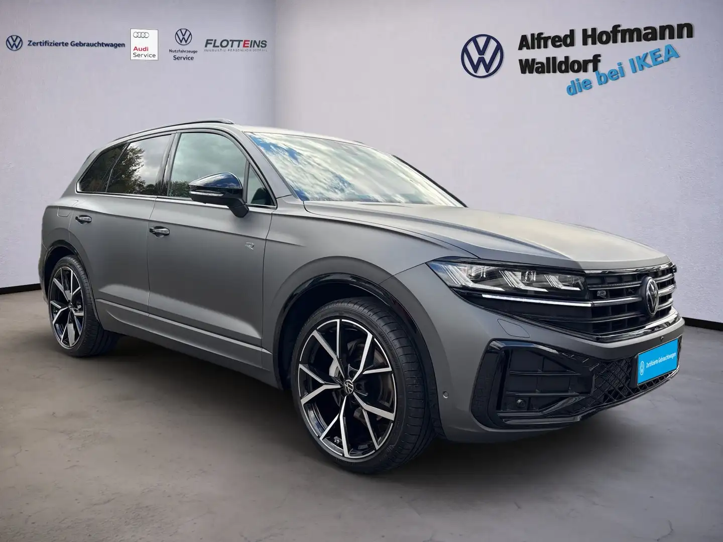Volkswagen Touareg 3.0 TDI V6 ALLRAD KEYLESS LED STHZ PANO LEDER Gris - 2
