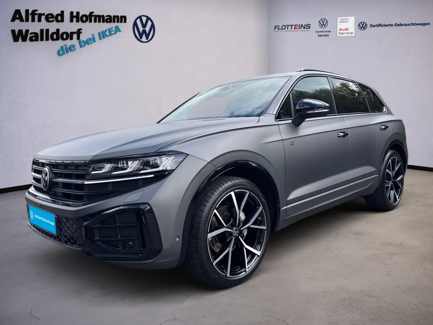 Volkswagen Touareg 3.0 TDI V6 ALLRAD KEYLESS LED STHZ PANO LEDER Gris - 1