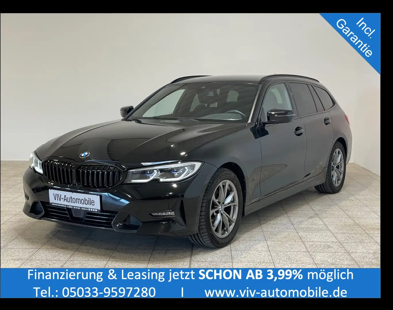 BMW 320 d Touring Sport Line Laser*Standheizung*AHK*M Noir - 1
