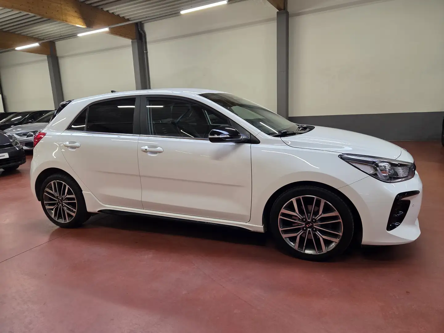 Kia Rio GT-Line + Automaat + NAVI + CAM + 1/2 CUIR chauff Blanco - 2