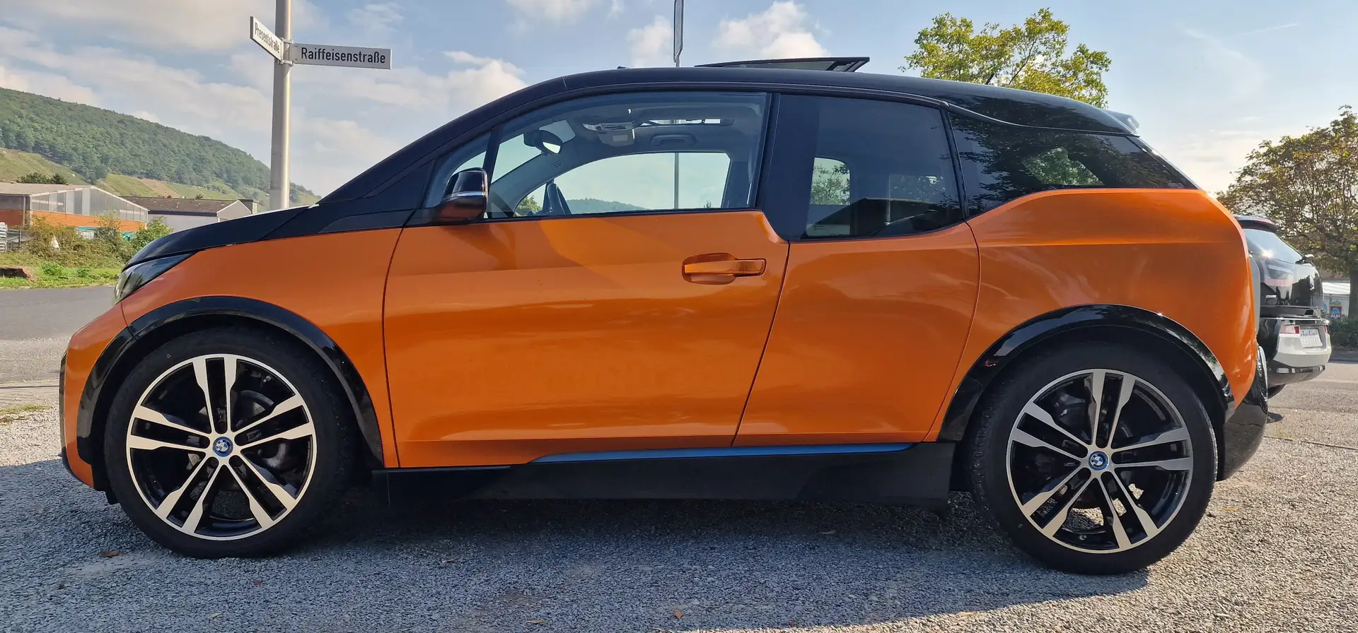 BMW i3 s SPORT 120 Ah UNIKAT FOLIERUNG GSD Driv+ NaviProf Orange - 1