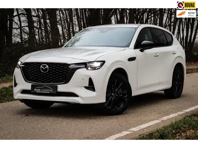 Mazda CX-60 2.5 e-SkyActiv PHEV Homura | CarPlay | Wit metalic