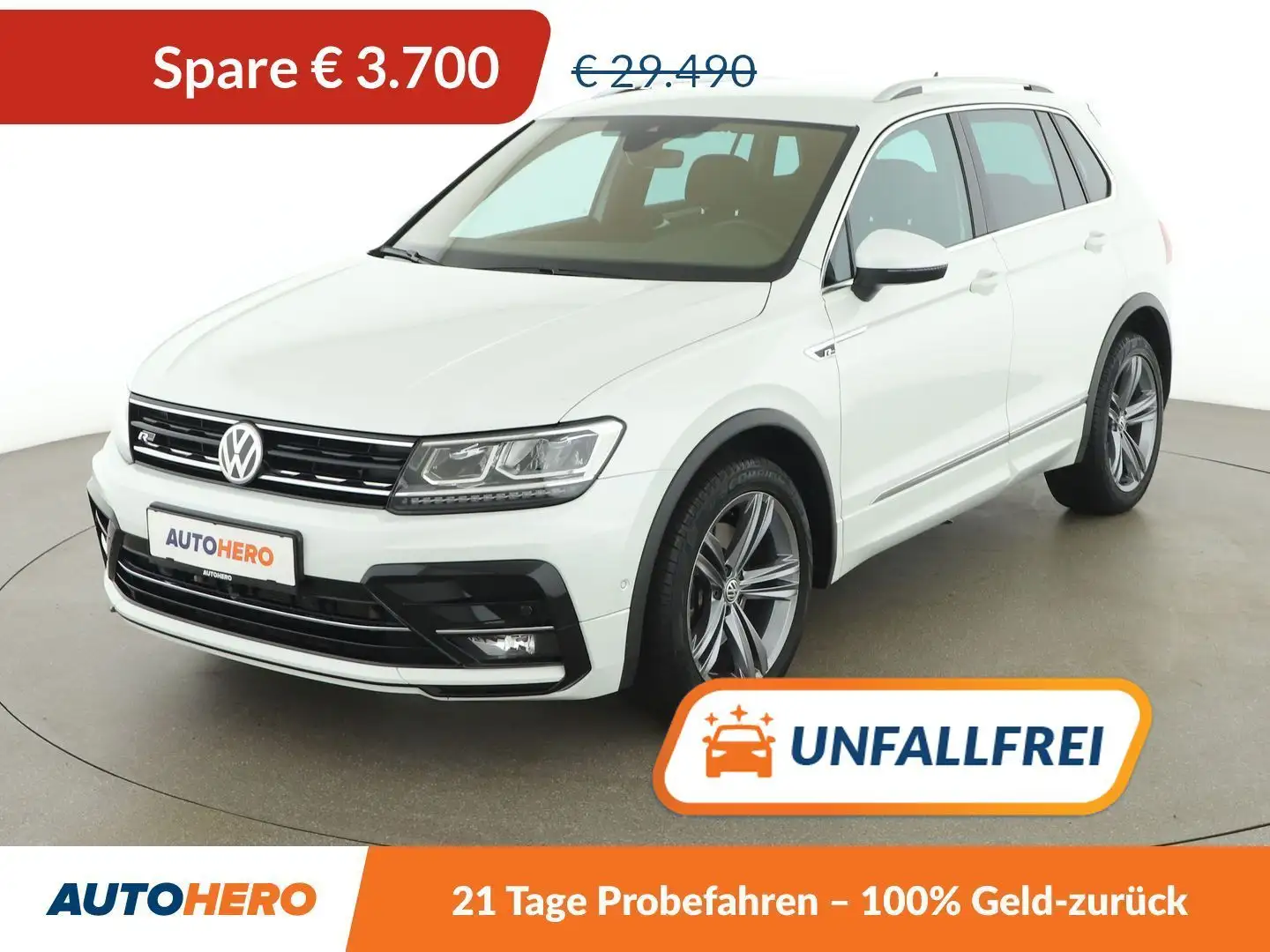 Volkswagen Tiguan 2.0 TDI Highline 4Motion R-Line BMT *ACC*360*SPUR* Weiß - 1