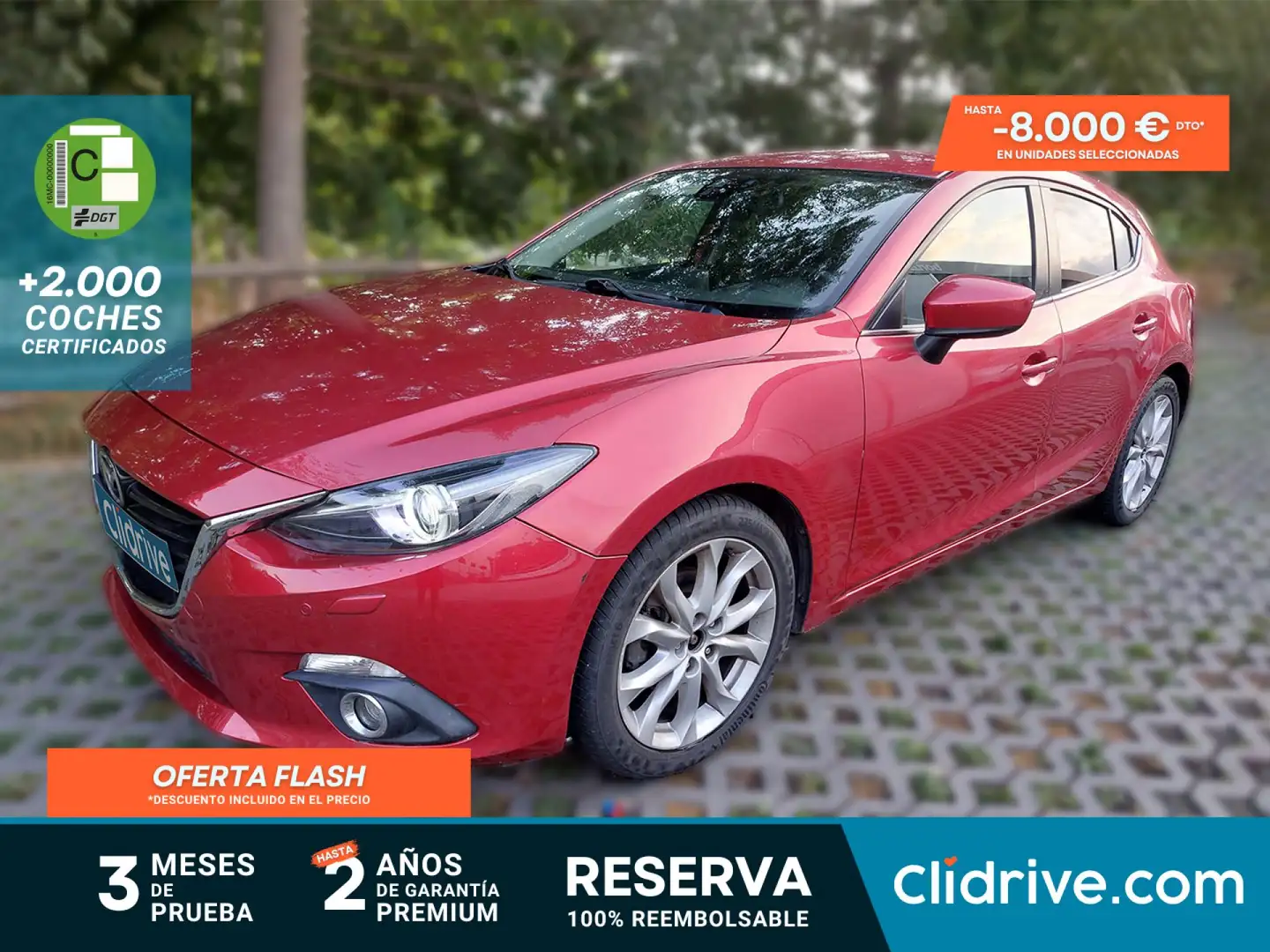 Mazda 3 2.2 DE 150 MT Style Червоний - 1