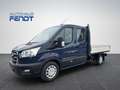 Ford Transit Pritsche 350L3 Doka 4X4 AHKStandh.Sitz29 Blau - thumbnail 1