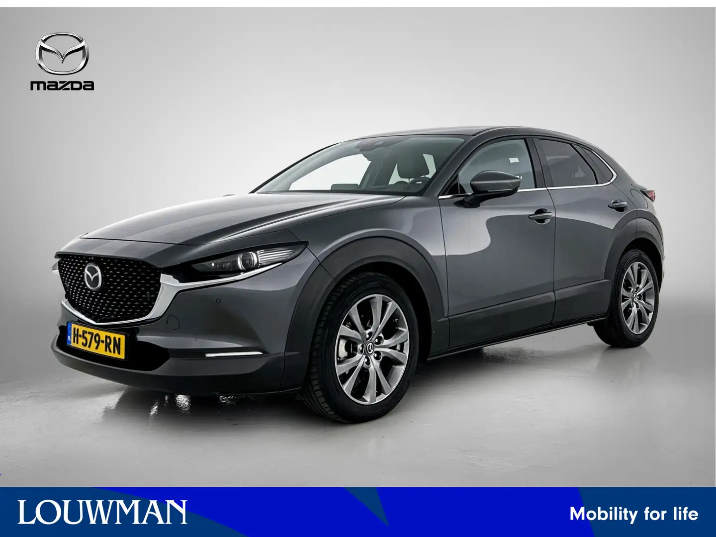 Mazda CX-30 2.0 e-SkyActiv-X M Hybrid Luxury | Navigatie | Led Grijs - 1