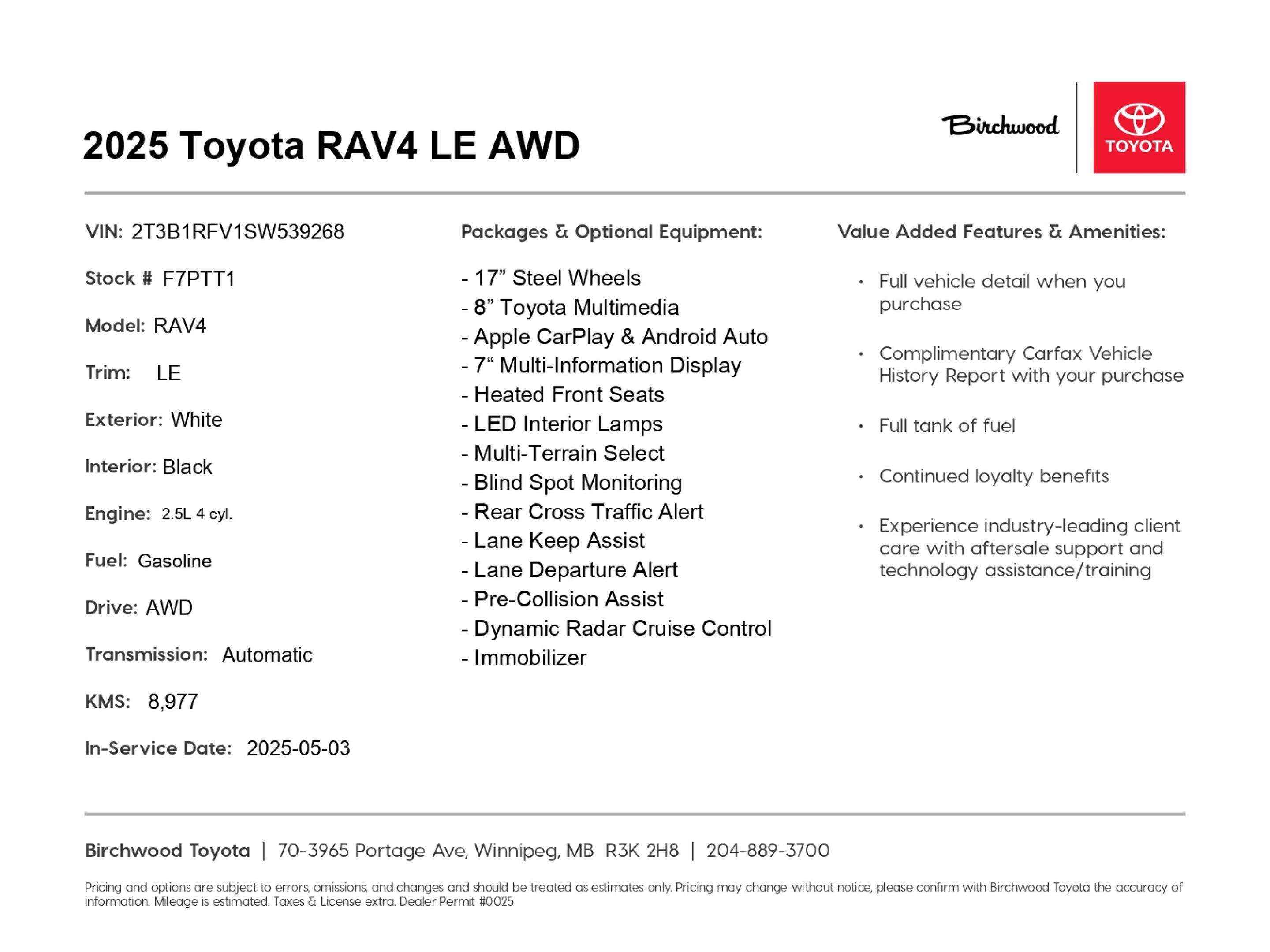 2025 Toyota RAV4 — снимка 1