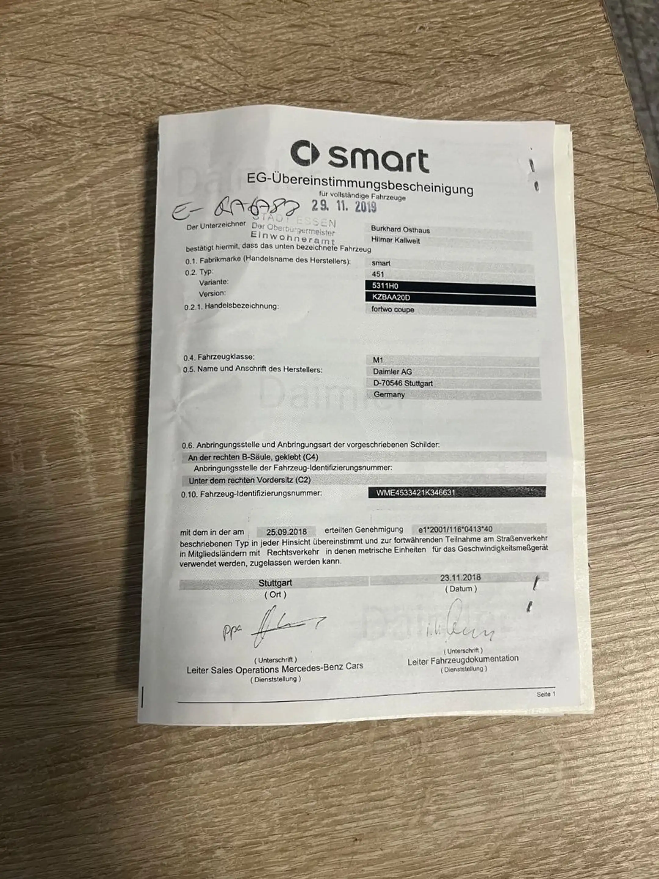 smart forTwo Passion 52 kW /Navi /Pano /Apple Car Play — photo 13