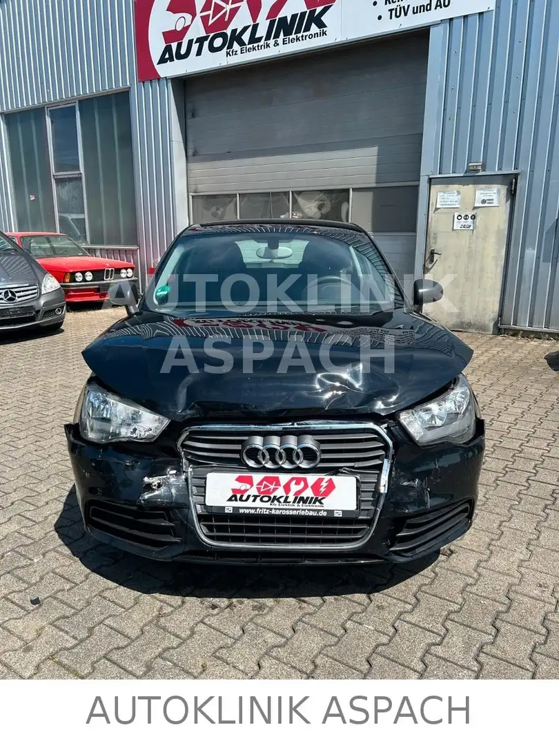 Audi A1 attraction * UNFALL * TÜV 27 * KLIMA * SHZ * Negro - 2