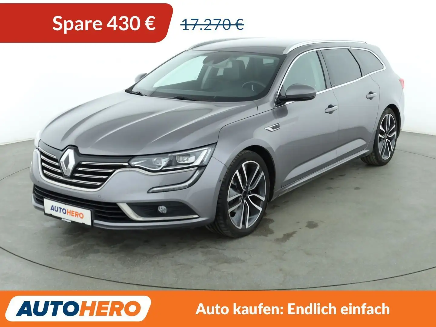 Renault Talisman 1.6 TCe Energy Intens Aut.*NAVI*LED*CAM*TEMPO* Grau - 1