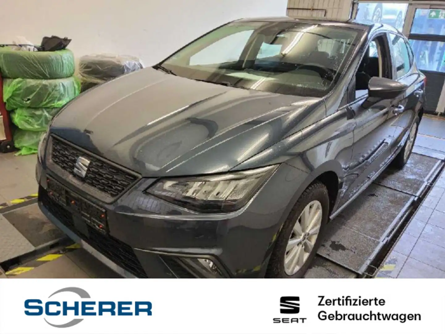 SEAT Ibiza 1.0 TSI Style Edition SHZ, PDC, Regensenso Grau - 1