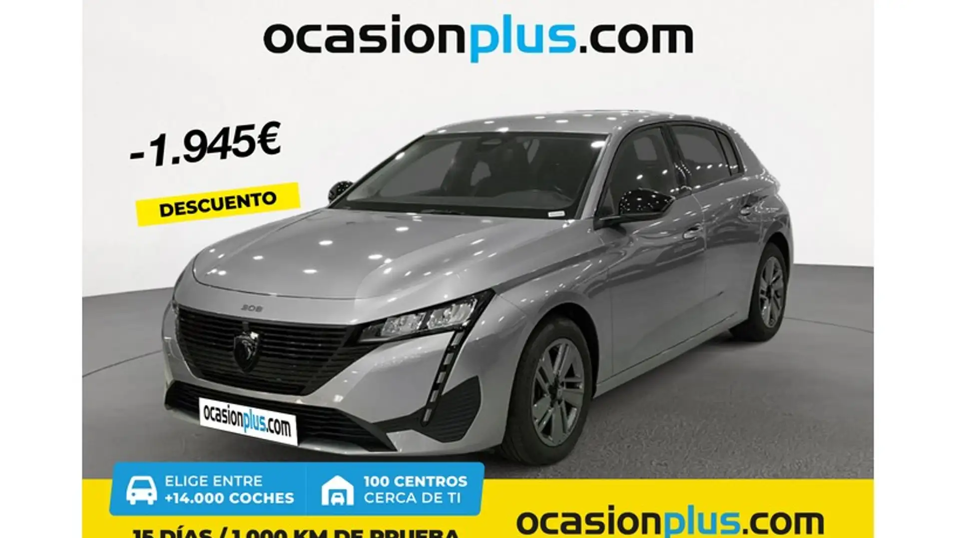 Peugeot 308 1.2 PureTech S&S Active EAT8 130 Gris - 1