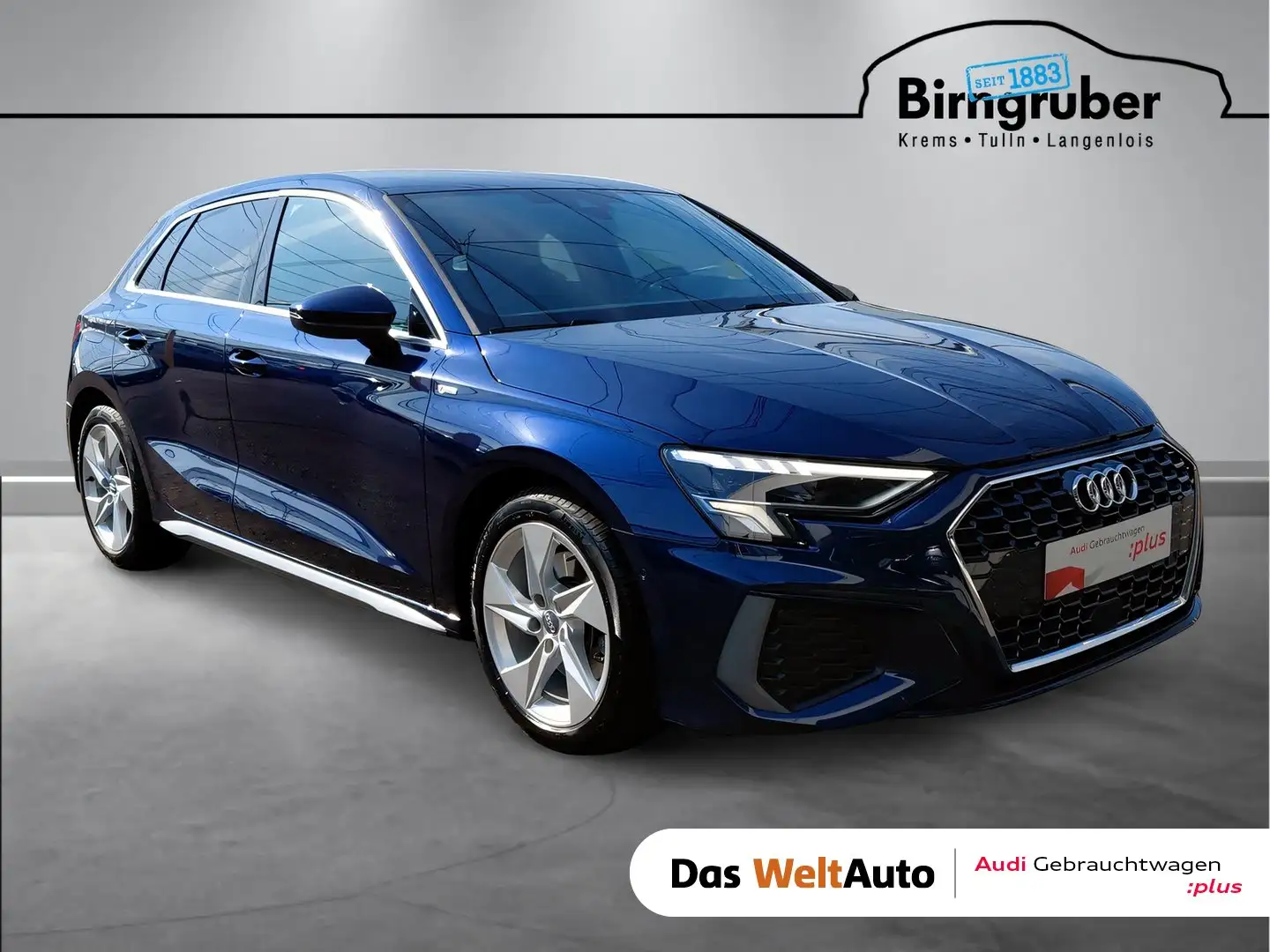Audi A3 30 TDI S line exterieur Blau - 1