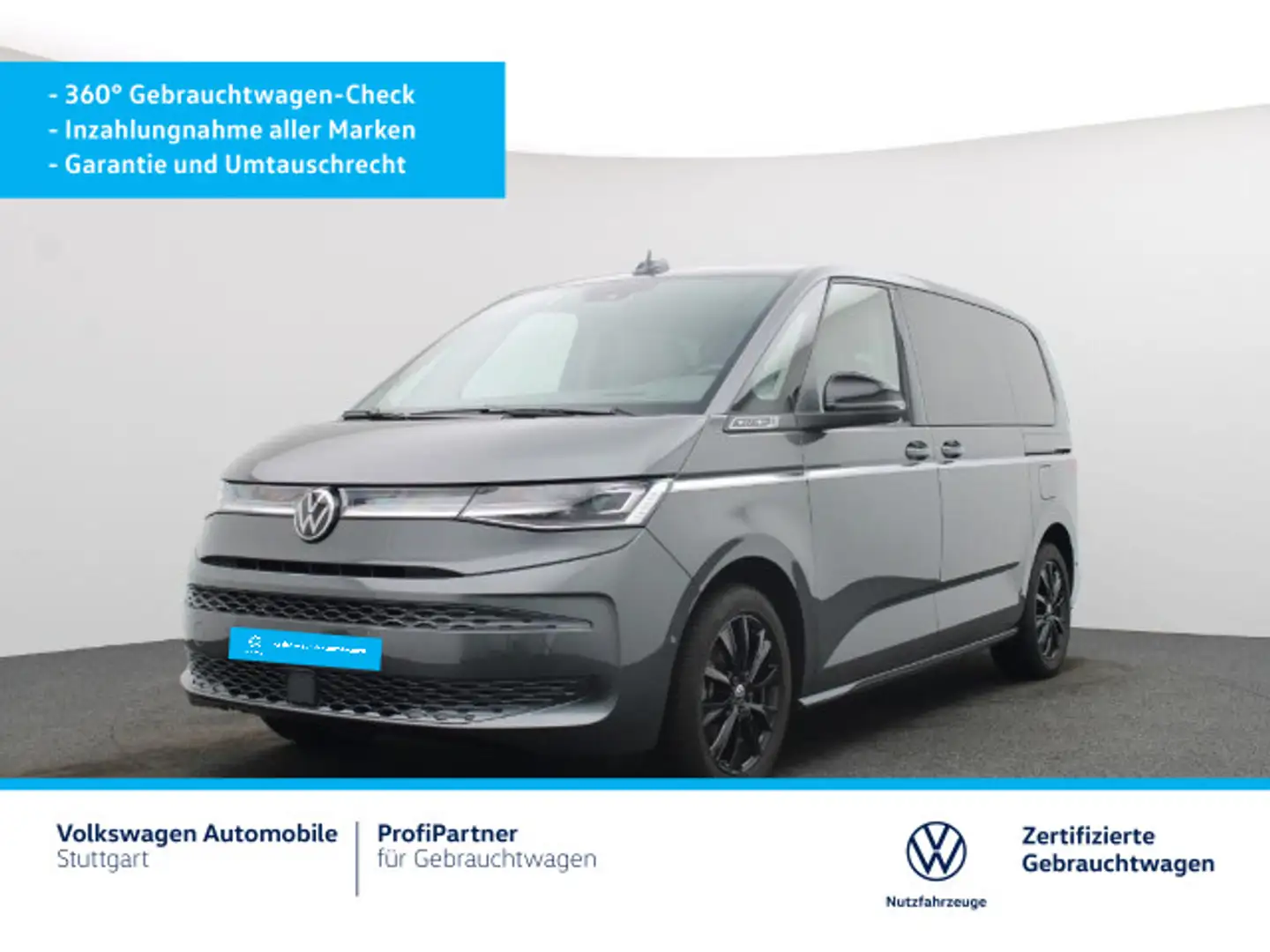 Volkswagen T7 Multivan Style DSG 2.0 TDI Euro 6e AHK LED Grau - 2