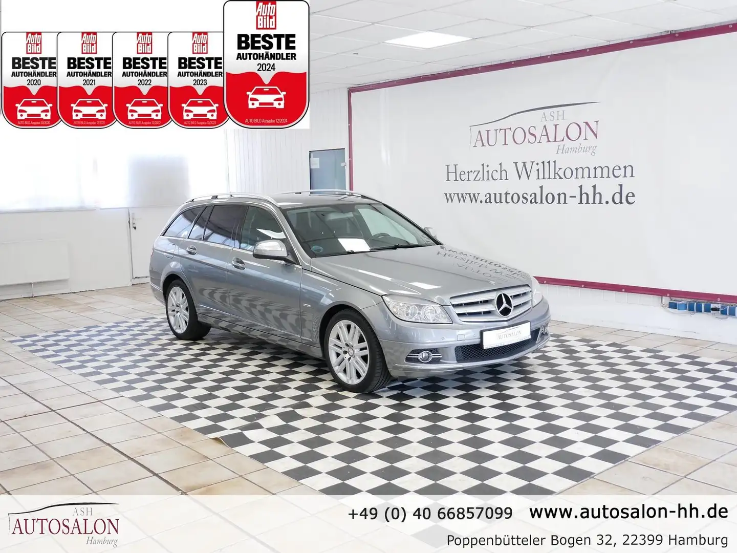Mercedes-Benz C 220 T CDI Avantgarde*AHK*Servicegepf*PDC*Elektr. Sitze Silber - 1