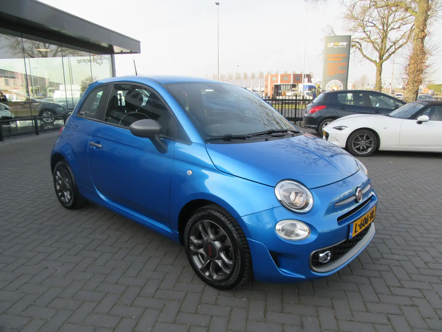 Fiat 500 1.2 Sport, Carplay, Cruise Control, PDC Blau - 2